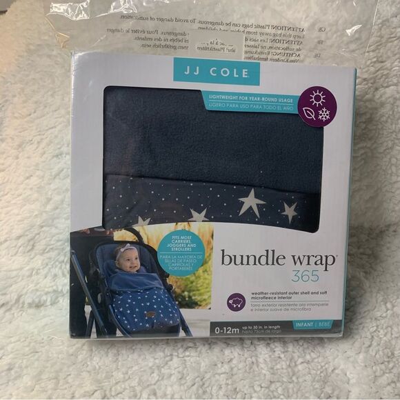 JJ Cole Bundle Wrap 365 Infant Star Infant Car Seat Stroller Cover NWT - Picture 2 of 9